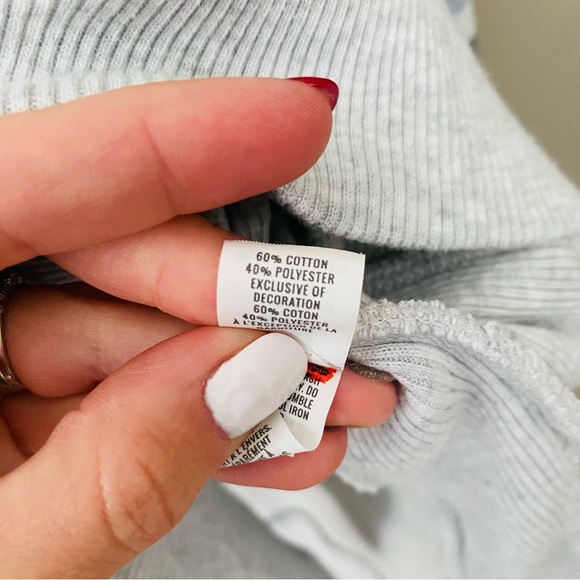 aerie Camo Pullover Sweatshirt Gray Sz Small - Picture 6 of 10